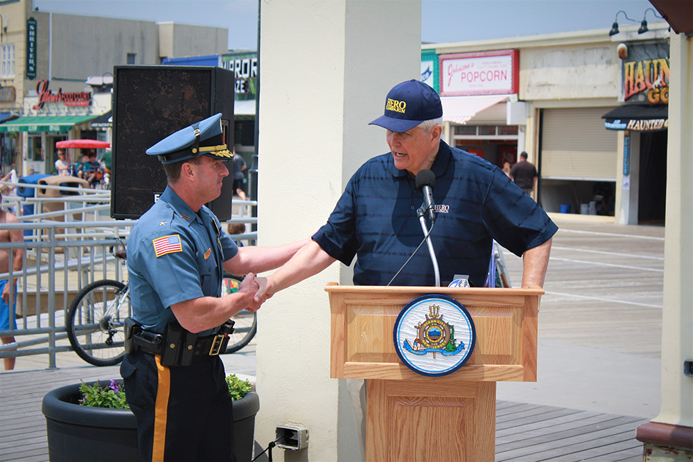 A Rolling Reminder To Be Safe Ocean City Police Unveil Hero Campaign Themed Patrol Car Shore 