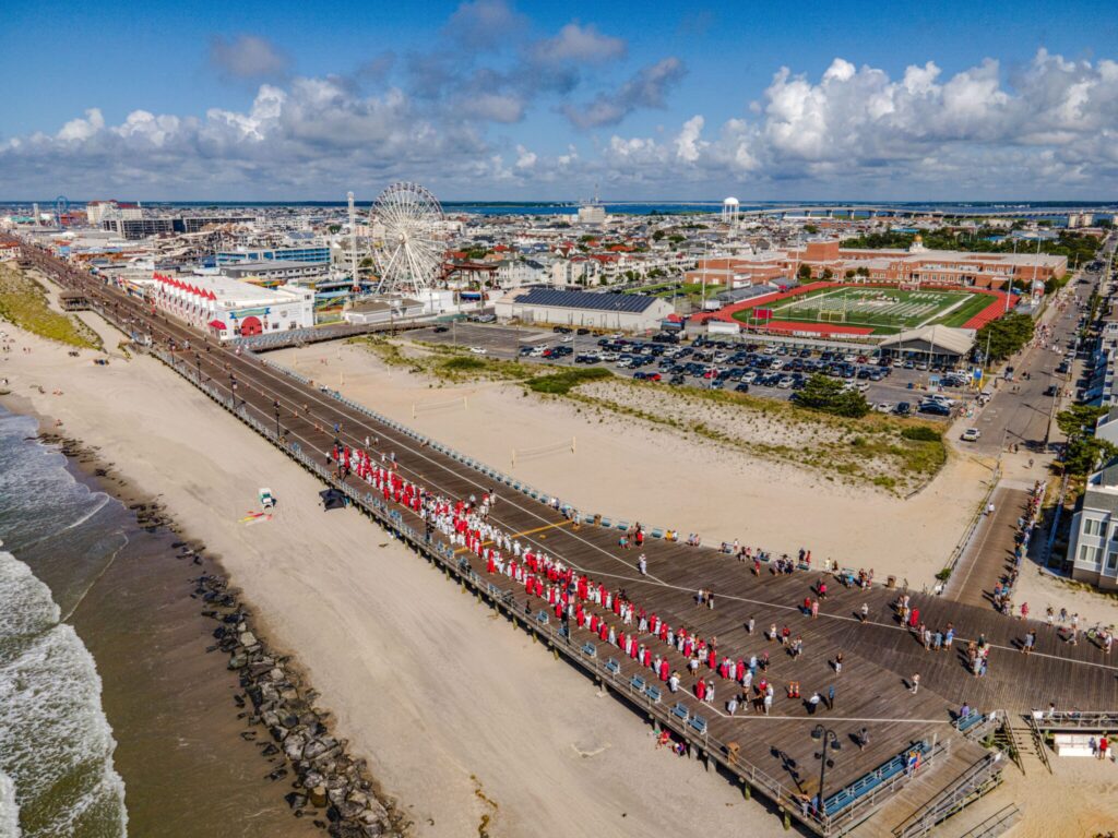 Ocean City High School 2020 Graduates Process Down the Iconic Boardwalk ...