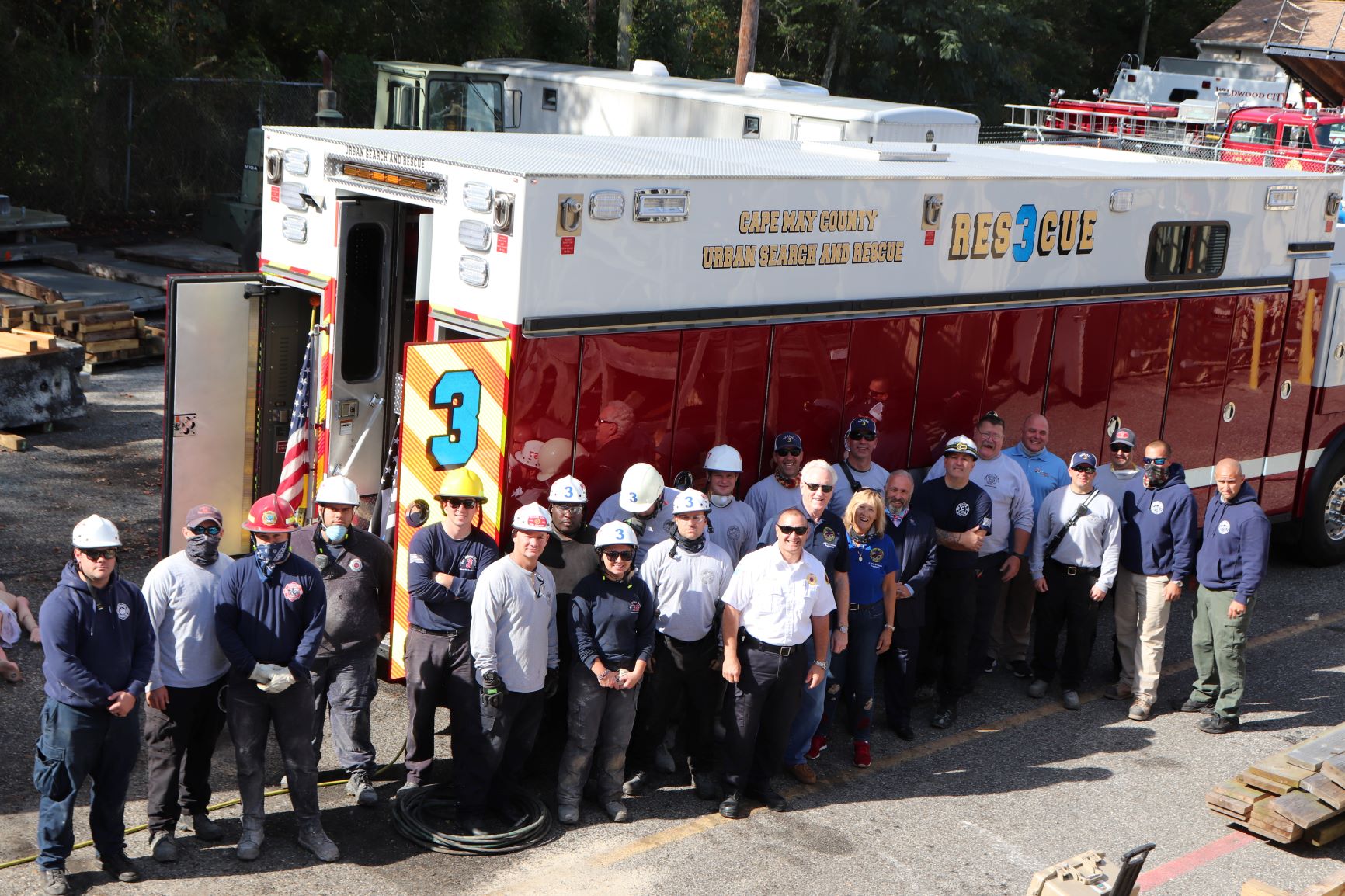 The Cape May County Regional Urban Search and Rescue Team Holds 