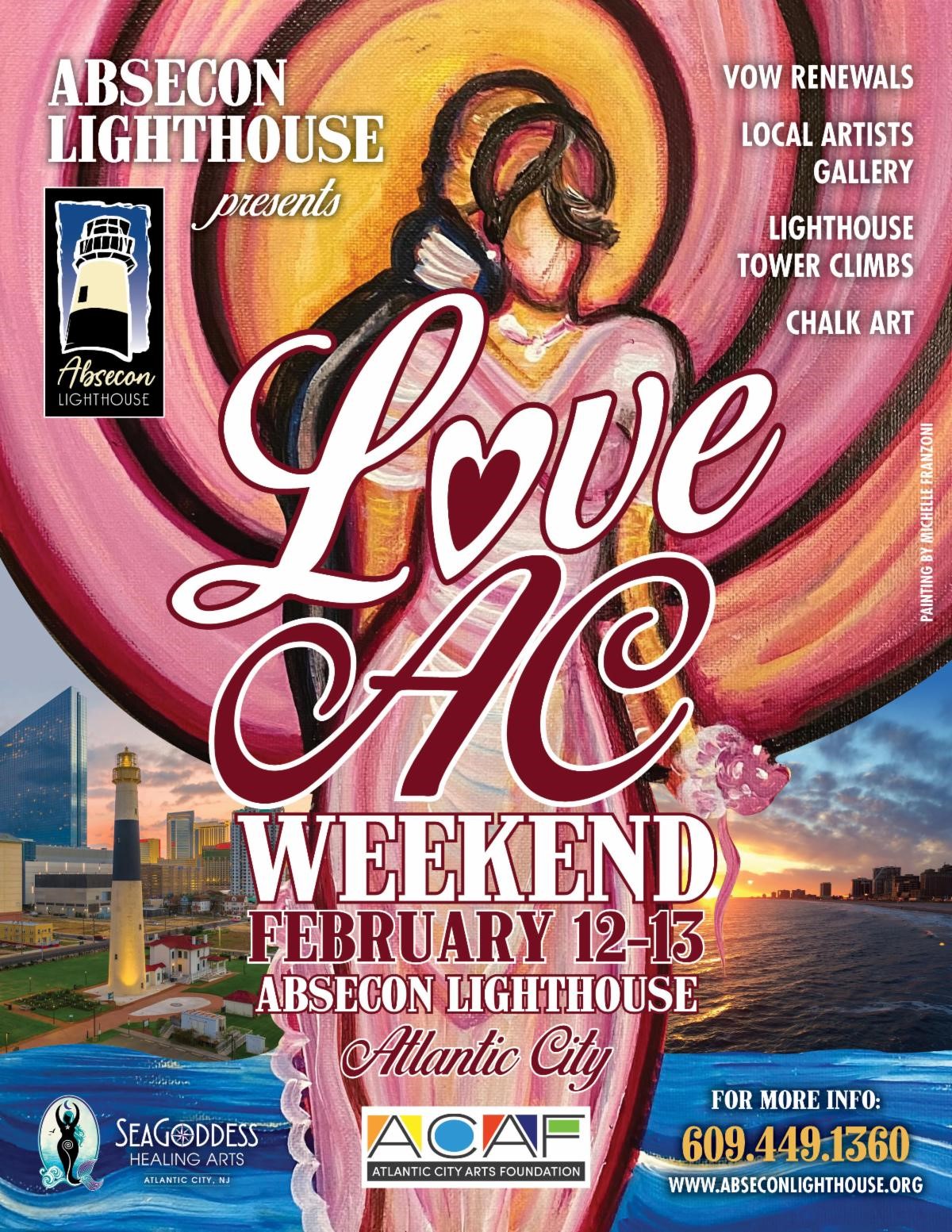 Love AC Flyer at the Absecon Lighthouse February 12 and 13