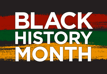 Black History Month word graphic
