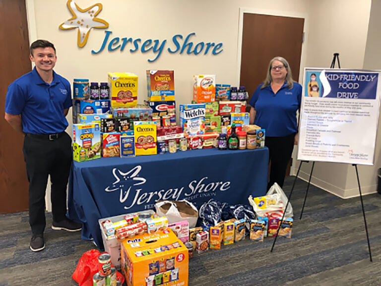 Jersey Shore Federal Credit Union Collects KidFriendly Food Shore