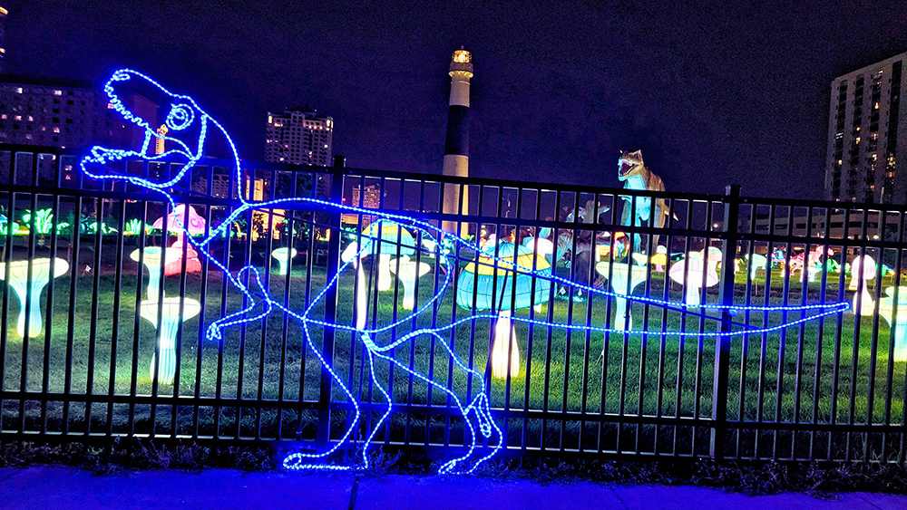 Dinosaurs are Lighting Up The Night In Atlantic City Shore Local