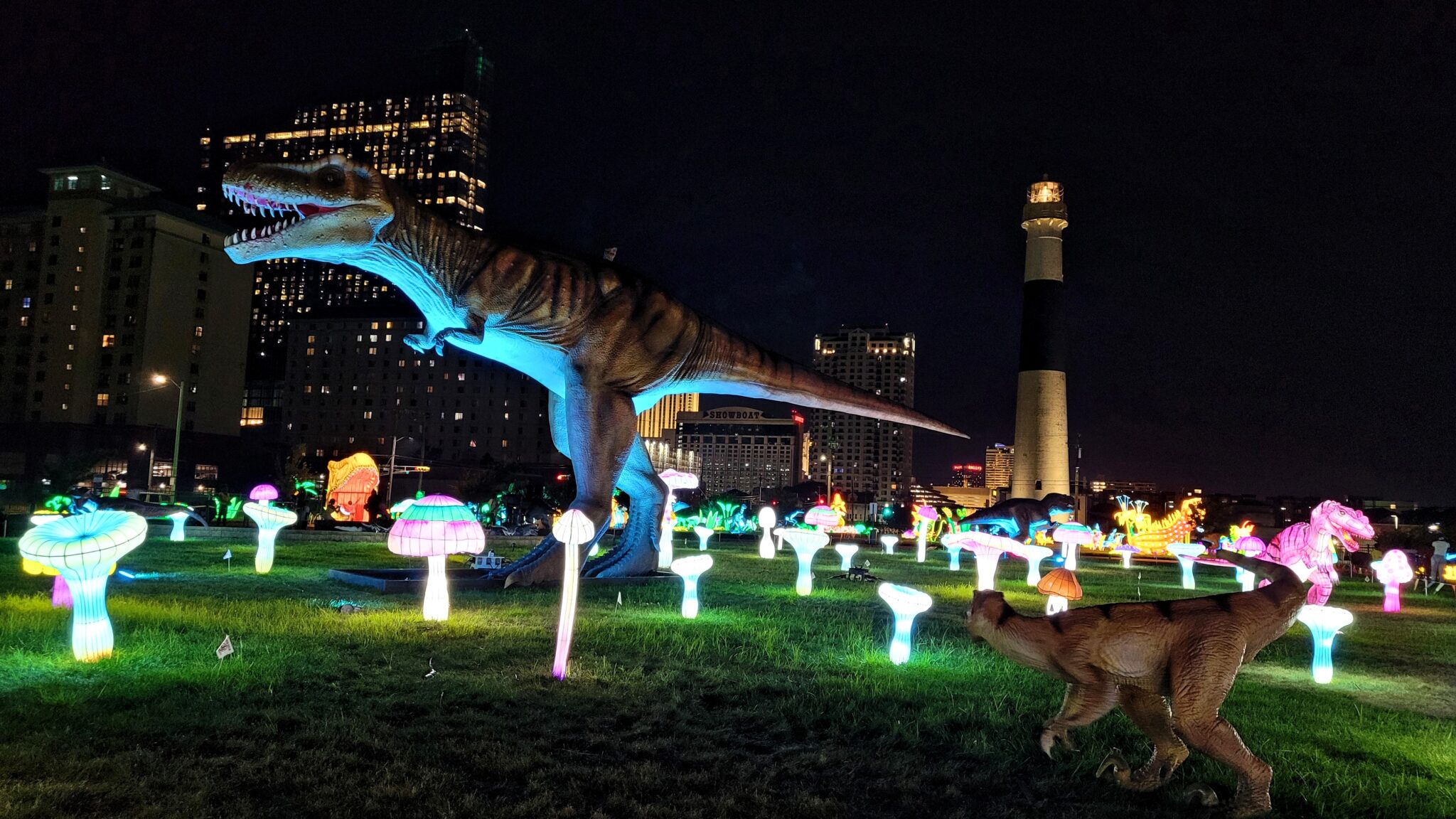 Dinosaurs are Lighting Up The Night in Atlantic City - Shore Local  Newsmagazine