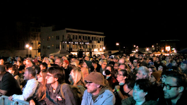 Some of the thousands enjoying the Frantic City Festival in Atlantic City