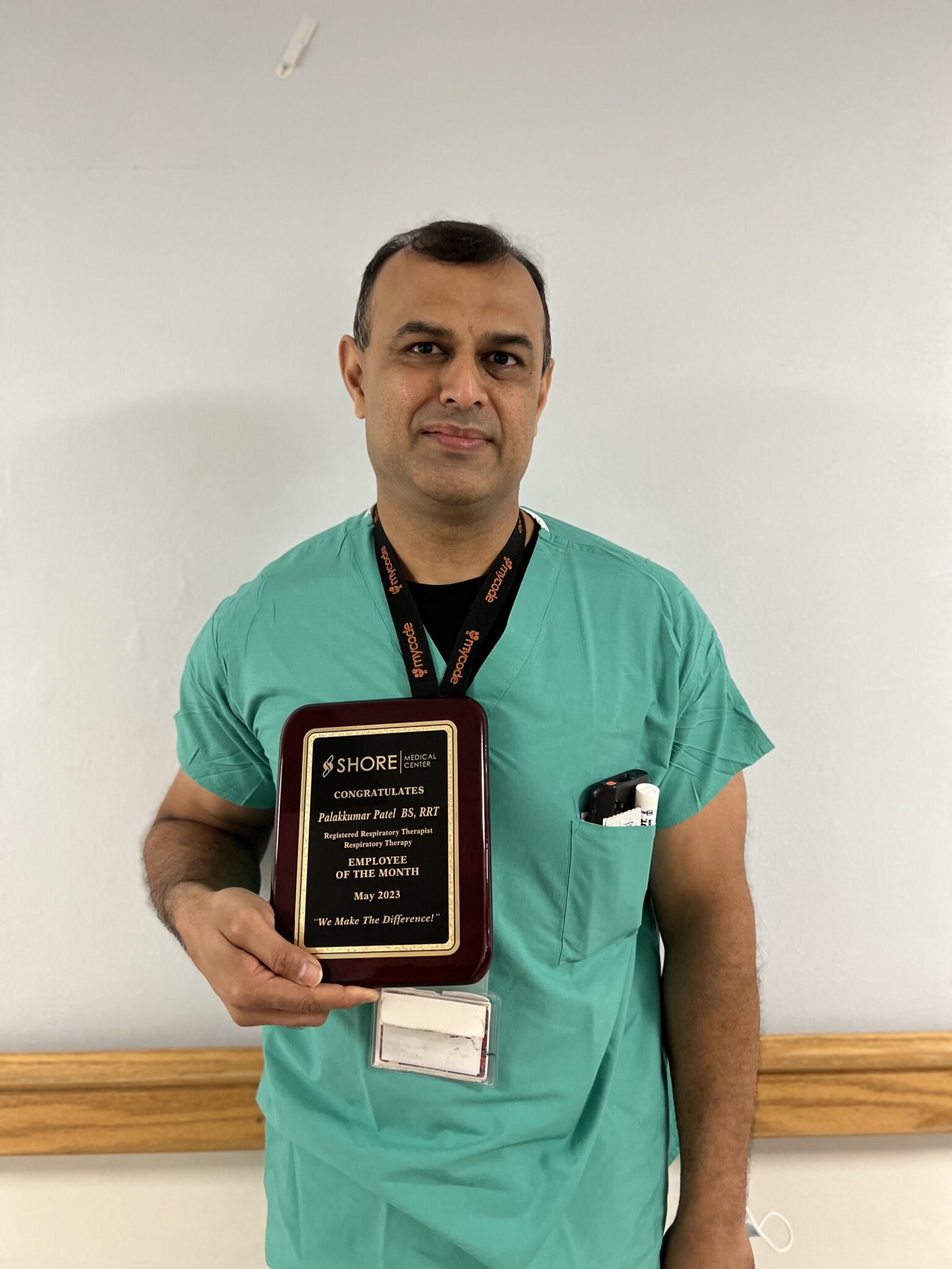 Shore Medical Center Names Respiratory Therapist its May Employee of the Month