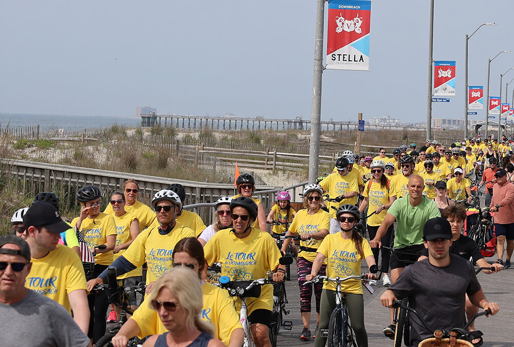 Le Tour de Downbeach rides along the coast June 1