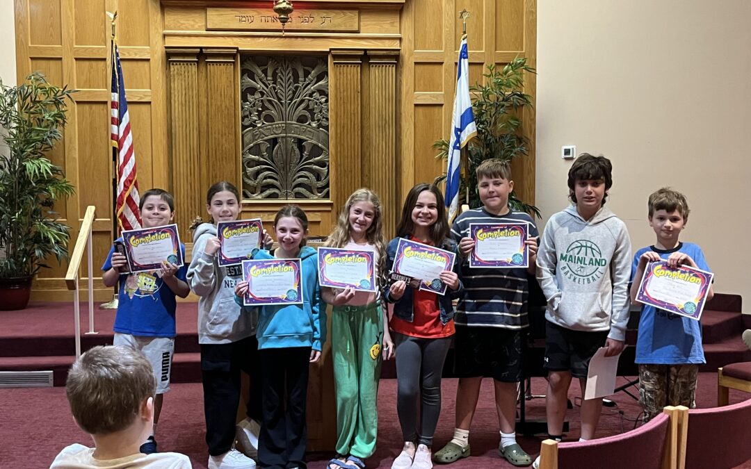 Honoring a year of learning at Beth Israel
