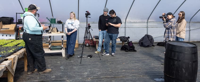 Students Partner with Reed’s Farm in EHT to Create Short Documentary