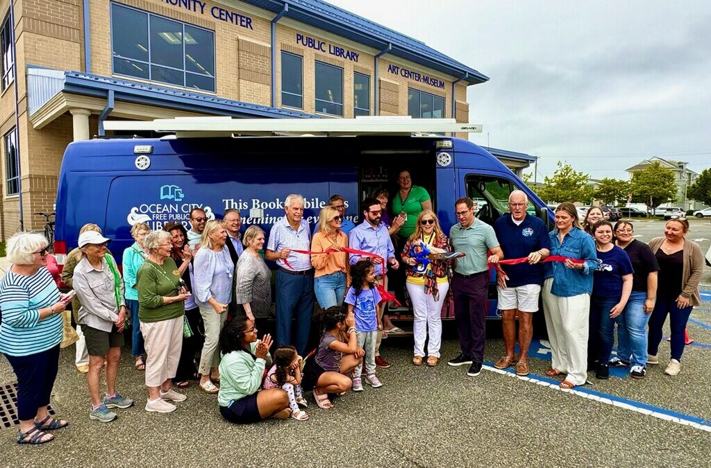 Ocean City Free Public Library Unveils Renovated Bookmobile