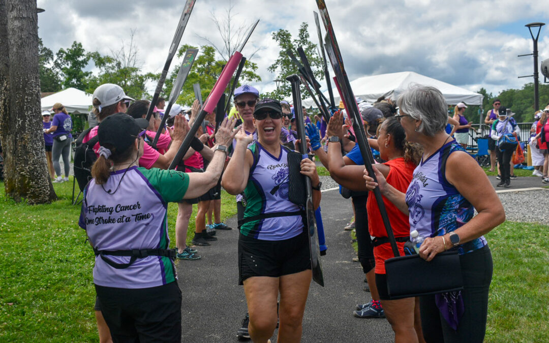 Paddles up: dragon boat races rally support for people with cancer