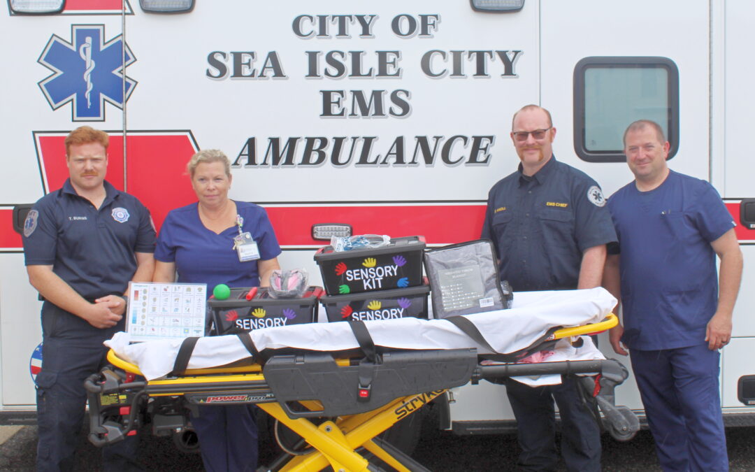 Shore Medical Center Donates Sensory Kits to Sea Isle City EMS to Support Neurodiverse Patients