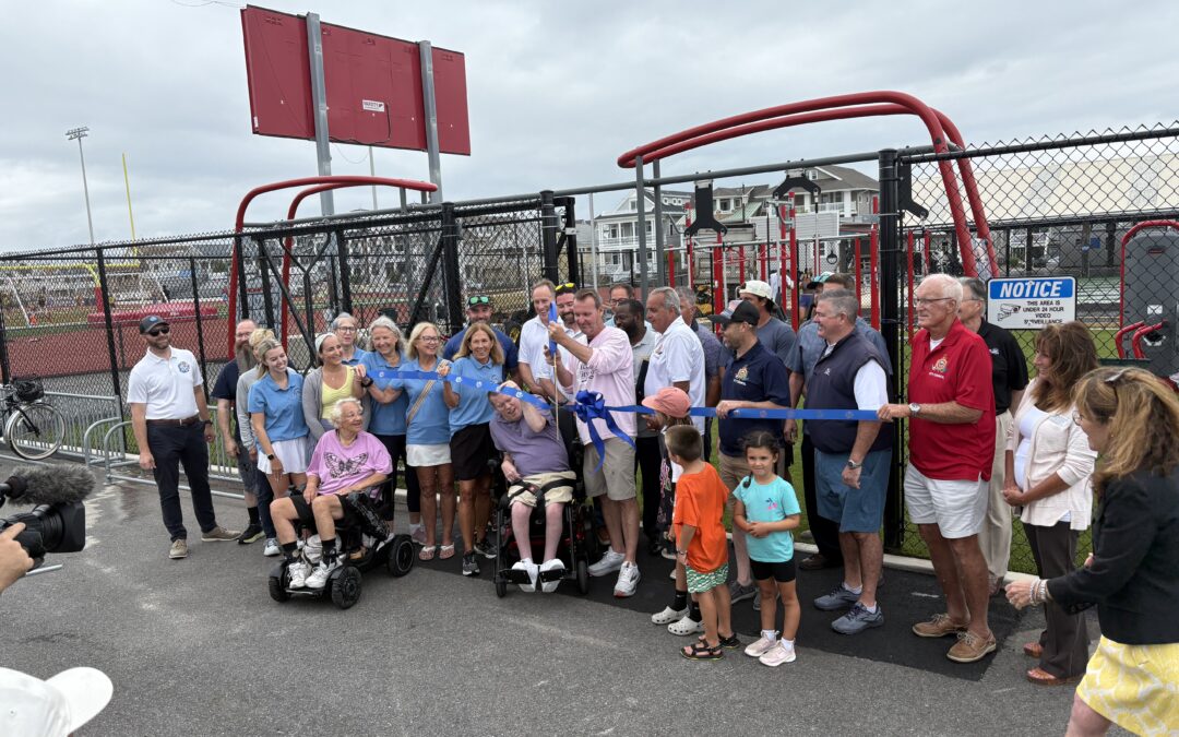 Ocean City Cuts Ribbon on New Outdoor Fitness Park