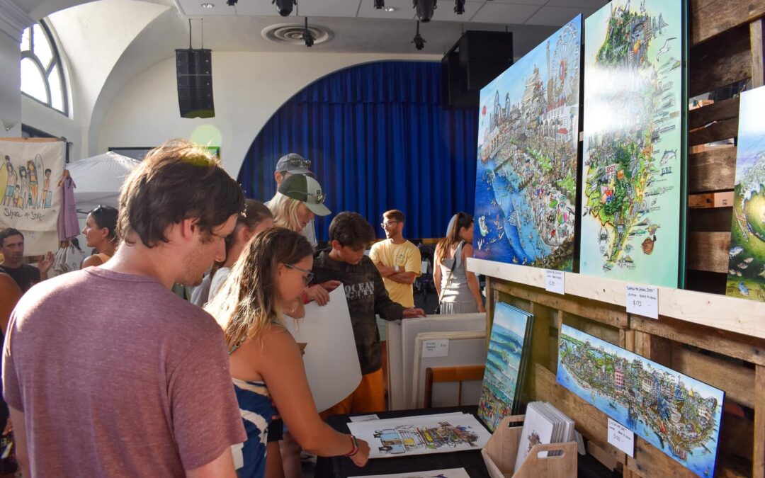 Catch the wave of creativity: Art of Surfing rides over to the Music Pier