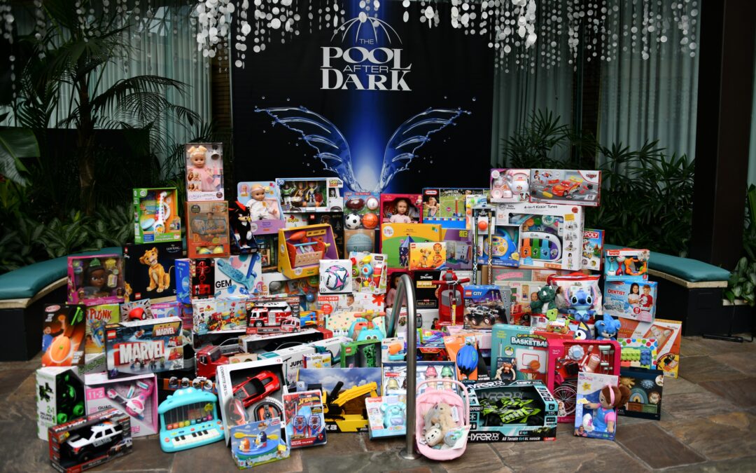 The Pool After Dark at Harrah’s Resort Raises Nearly $5,000 for Toys for Tots at Christmas in July Bash