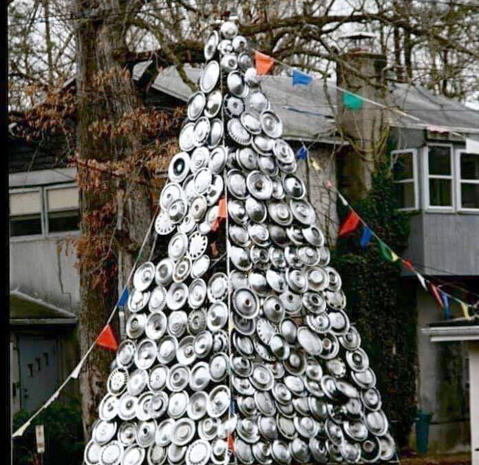 The hubcap tree