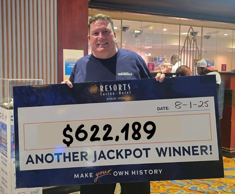 Resorts Casino Hotel Player Wins Table Games Progressive Jackpot Totaling $622,189