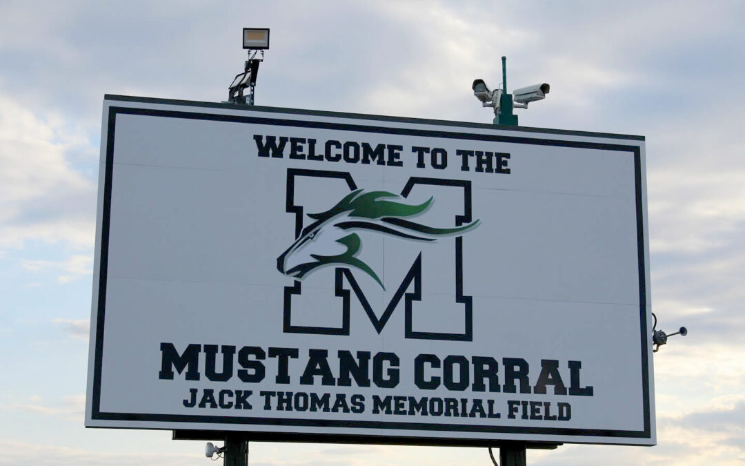 Mainland dedicates football field as ‘The Mustang Corral at Jack Thomas Memorial Field’