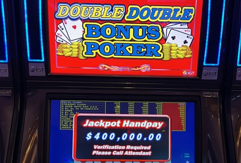 California Man Turns $500 Bet into $400,000 Jackpot on Video Poker Machine at Hard Rock
