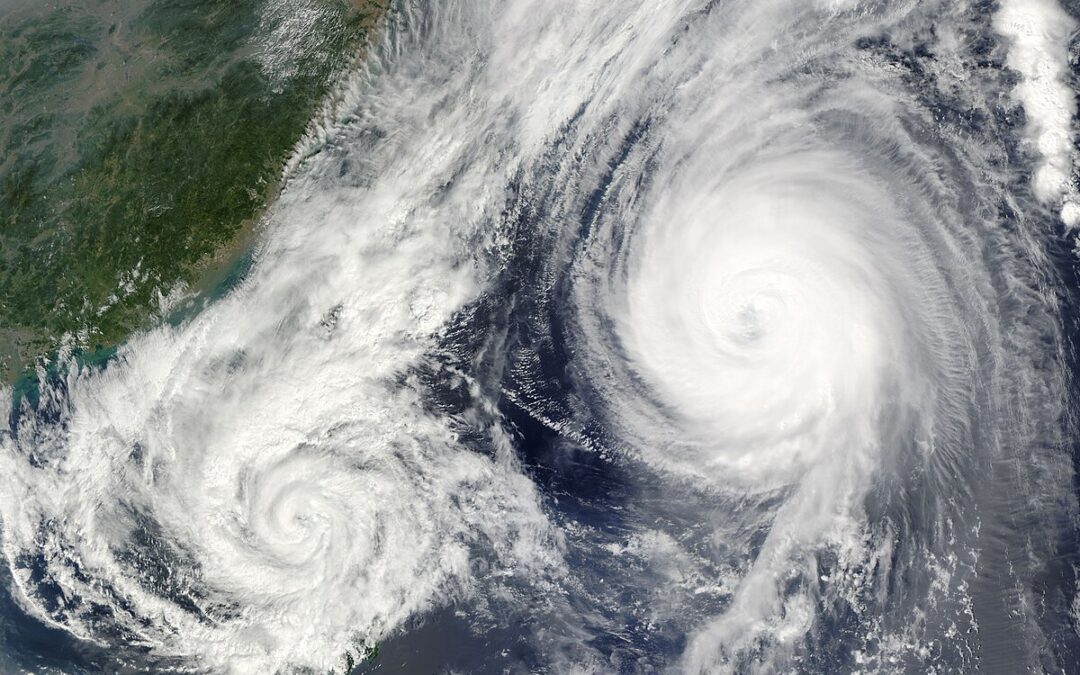 The Fujiwhara Effect: When two tropical storms collide