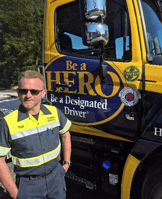 HERO tow truck helps prevent drunk driving