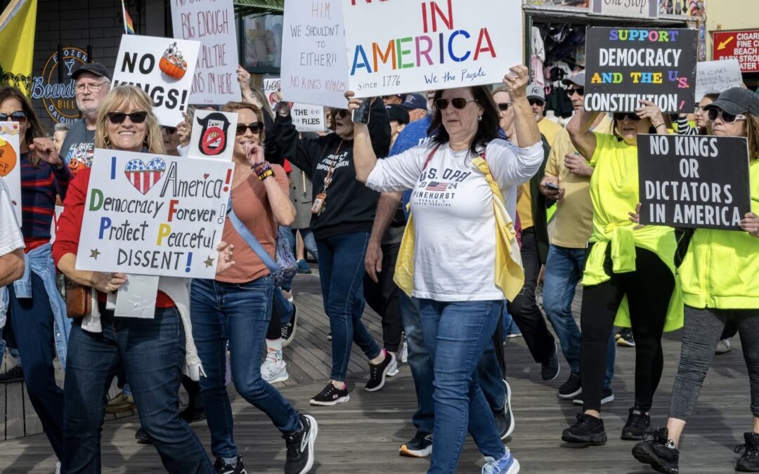 Thousands gather at ‘No Kings’ protests in Atlantic City, Ocean City