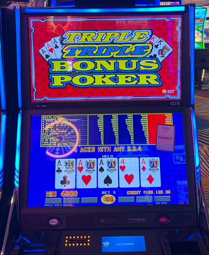 Four Aces and ‘Kicker’ Fifth Card Score $100,000 Weekend Jackpot Win for Pittsburgh Man at Hard Rock