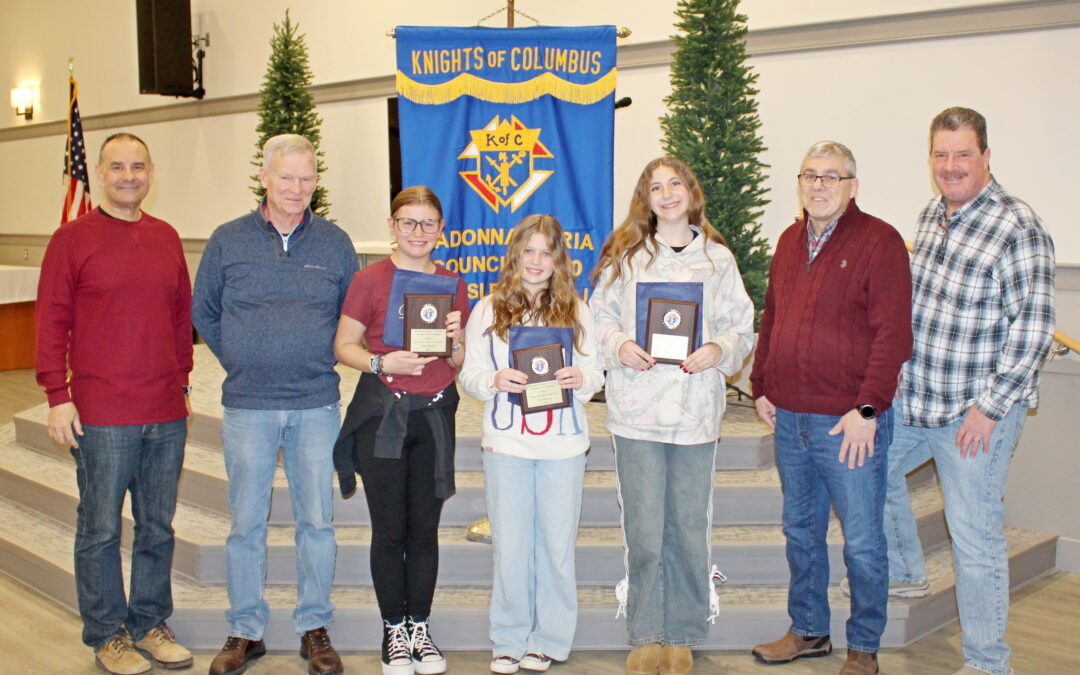 Saint Joseph Church Knights of Columbus Hosted Annual Spelling Bee