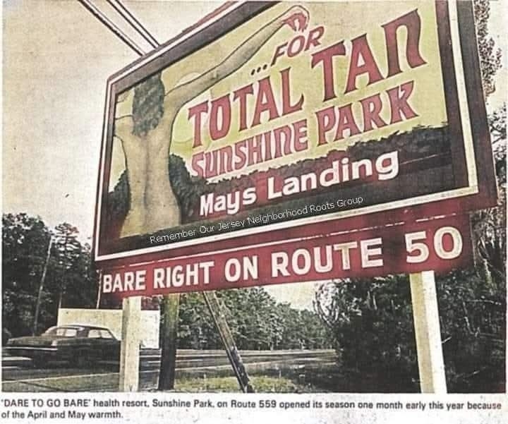 Sunshine Park put Mays Landing on the map during the heyday of the naturist movement