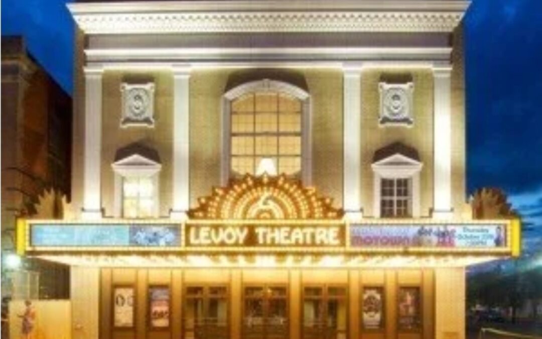 Levoy Theatre exterior in Millville, New Jersey
