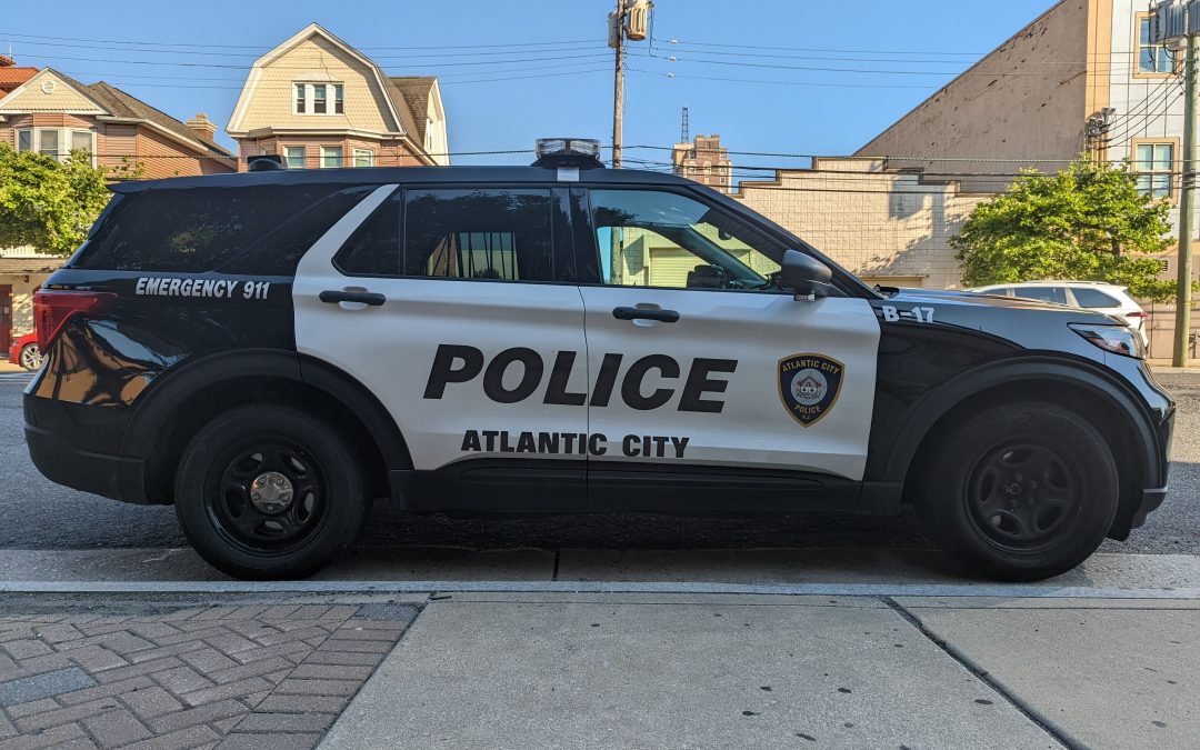Atlantic City Police Department patrol vehicle parked on a city street