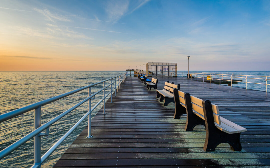 Ventnor Fishing Pier offers a quieter view of the Jersey Shore